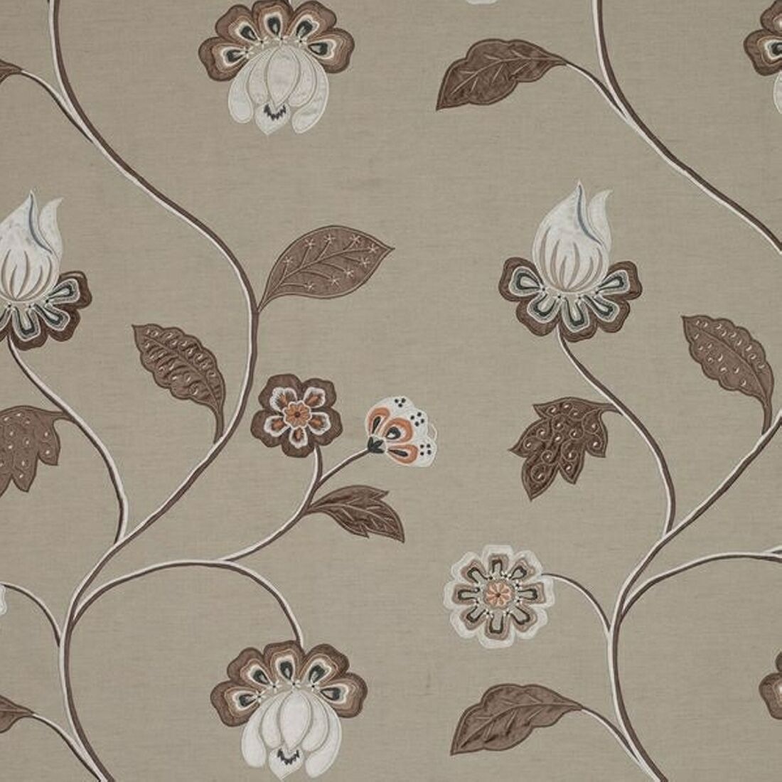 Oriel Silks Oriel 31557 ткань James Hare, Цветы-Растения от магазина Ткани Мира ✅