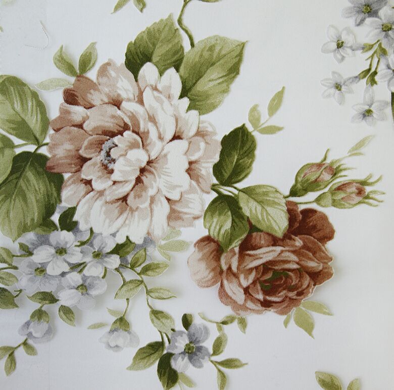 Kew Bonica Devore ткань Dom Caro, Цветы-Растения от магазина Ткани Мира ✅