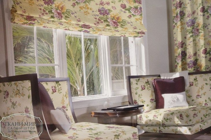 Ткань Corfu 02, 04, 06, 08, Цветы-Растения от магазина Ткани Мира ✅