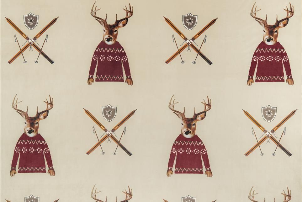 Mountain Deluxe Welcome Home Mountain Mania ткань Fine, Персонажи от магазина Ткани Мира ✅