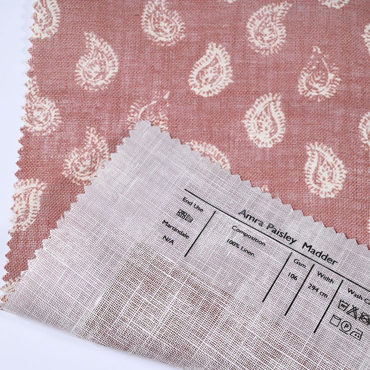 картинка Amra Paisley Madder ткань Galleria Arben 