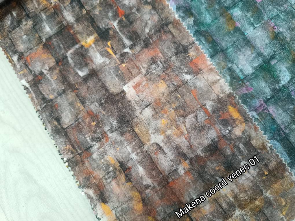 Makena Coord Venec ткань Fabric club, Абстракция от магазина Ткани Мира ✅