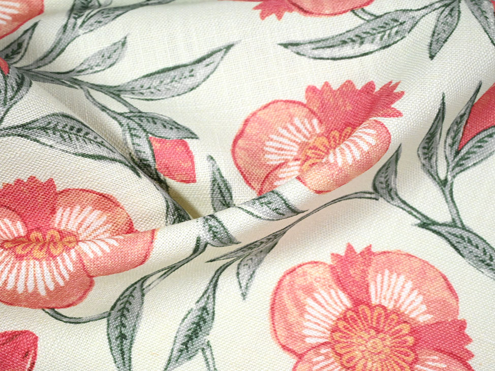 Pondicherry Trail ткань Galleria Arben, Цветы-Растения от магазина Ткани Мира ✅