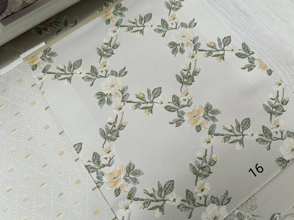 English Garden 02, 09, 16, 23, 30, 37 ткань 5 Авеню, Цветы-Растения Решетка от магазина Ткани Мира ✅