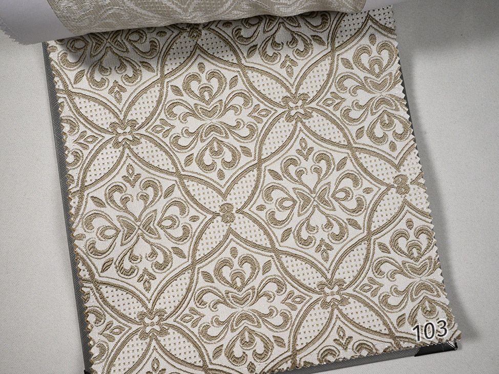 Benissa J29533 ткань Vip Dekor, Вензель-Завитки от магазина Ткани Мира ✅