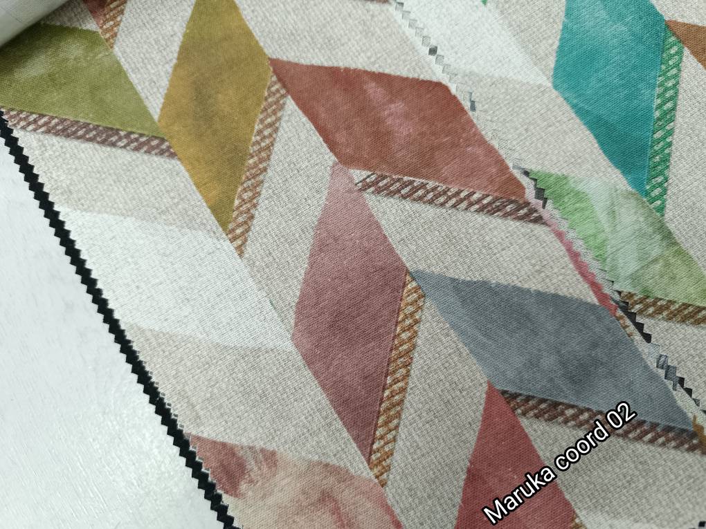 Maruka Coord ткань Fabric club, Полоска Геометрия от магазина Ткани Мира ✅