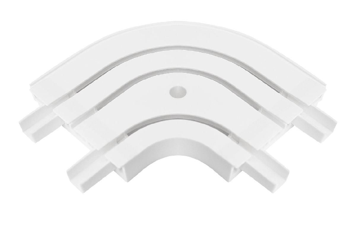 картинка Закругление наружное для шины потолочной 3-х рядной, 90 градусов, 20630 