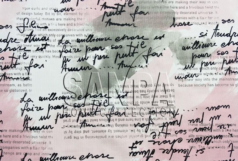 RB6069-AB ткань Sanpa, Буквы-Надписи от магазина Ткани Мира ✅