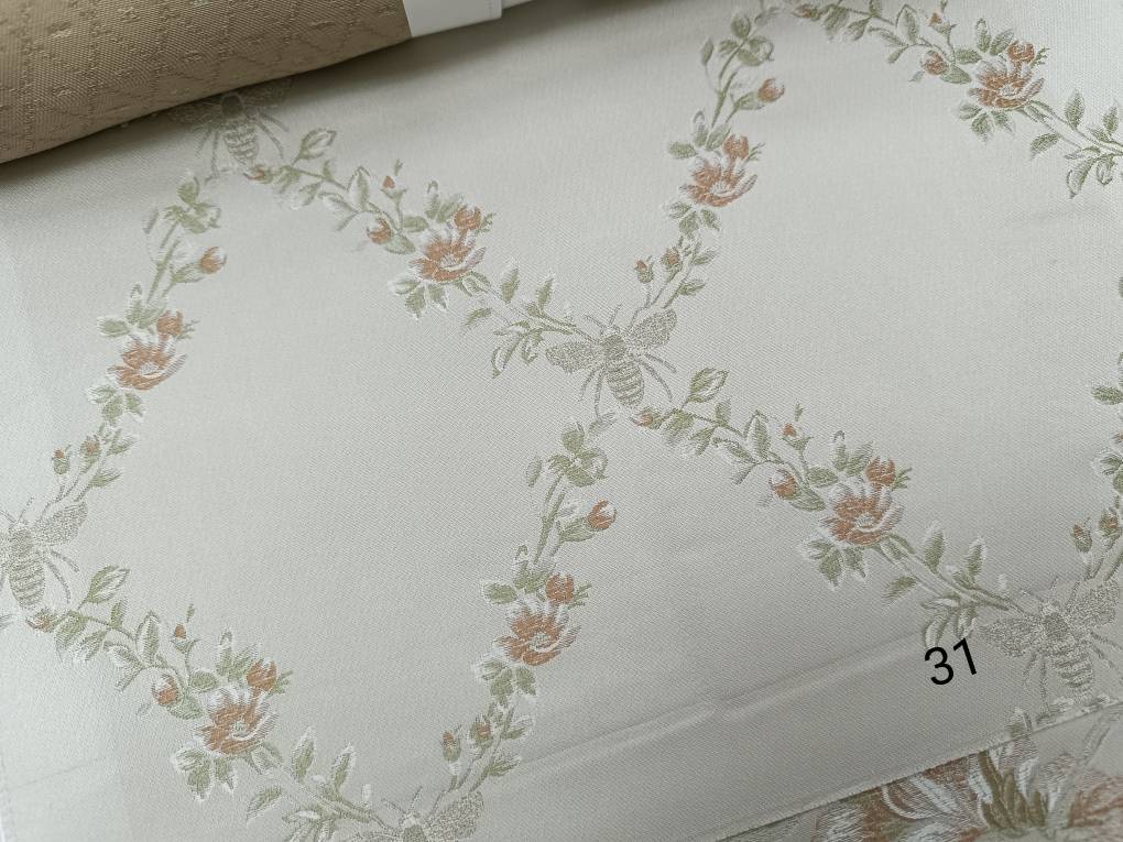 English Garden 03, 10, 17, 24, 31, 38 ткань 5 Авеню, Цветы-Растения Решетка от магазина Ткани Мира ✅