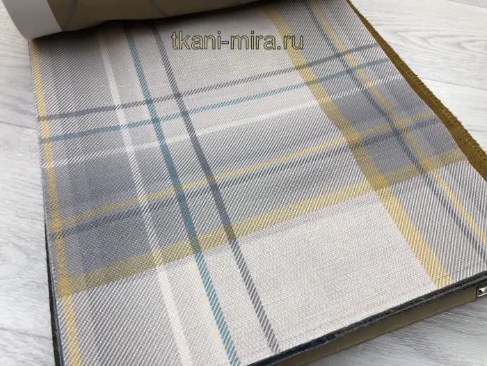 Connel ткань Daylight каталог Rush, Клетка от магазина Ткани Мира ✅