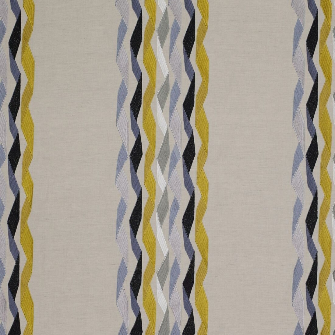 Portobello Carnival Stripe 31590 ткань James Hare, Полоска Волны-Зигзаги от магазина Ткани Мира ✅