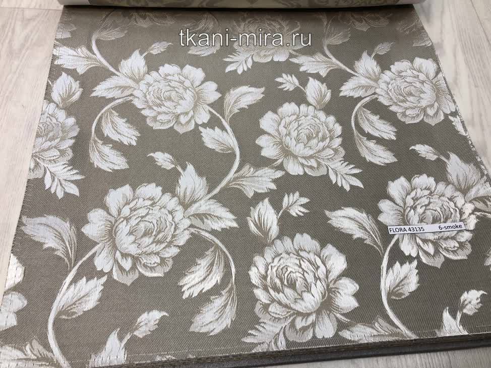 Flora 43135 ткань Windeco каталог Indira, Цветы-Растения от магазина Ткани Мира ✅