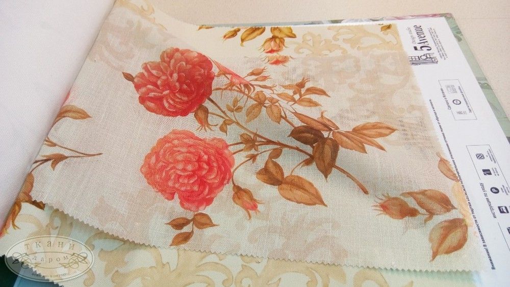 My Flower 31-33-35-37-39 ткань 5 Avenue, Цветы-Растения от магазина Ткани Мира ✅