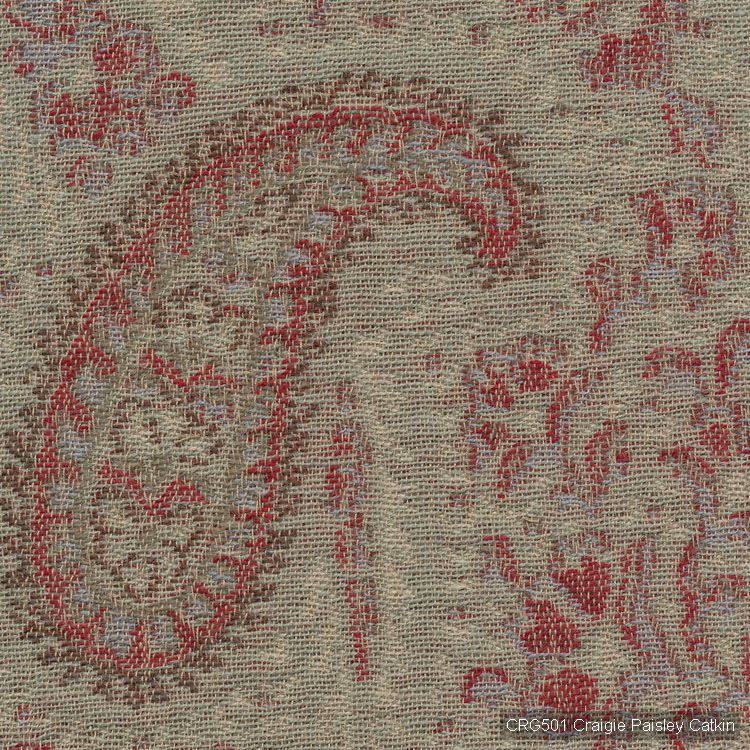 Craigie Hill CRG501 ткань The Isle Mill, Огурцы-Пейсли от магазина Ткани Мира ✅