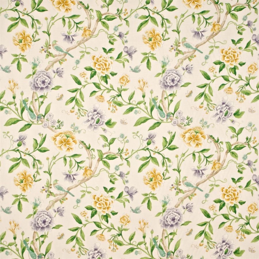 Ткань Sanderson DCAVPO205  Caverley Prints, Цветы-Растения Персонажи от магазина Ткани Мира ✅
