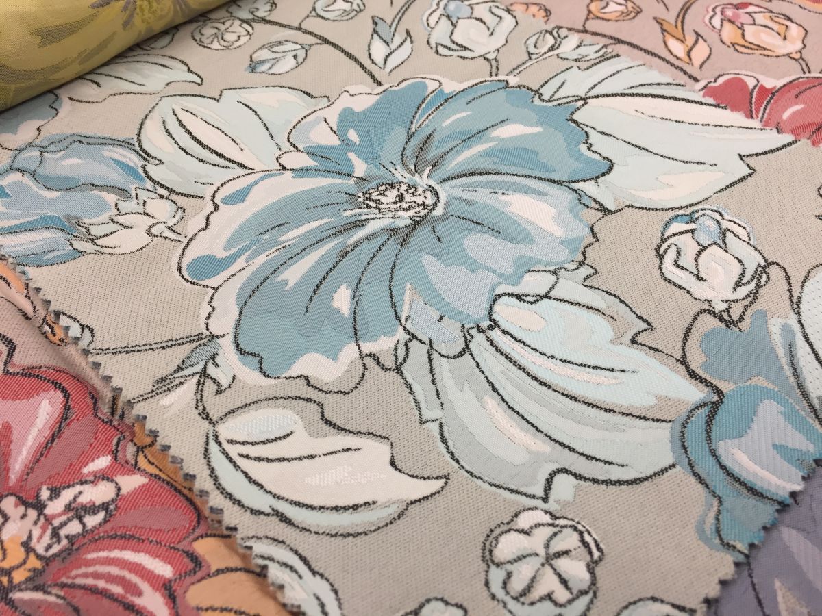 24501 ткань Perdevin, Цветы-Растения от магазина Ткани Мира ✅