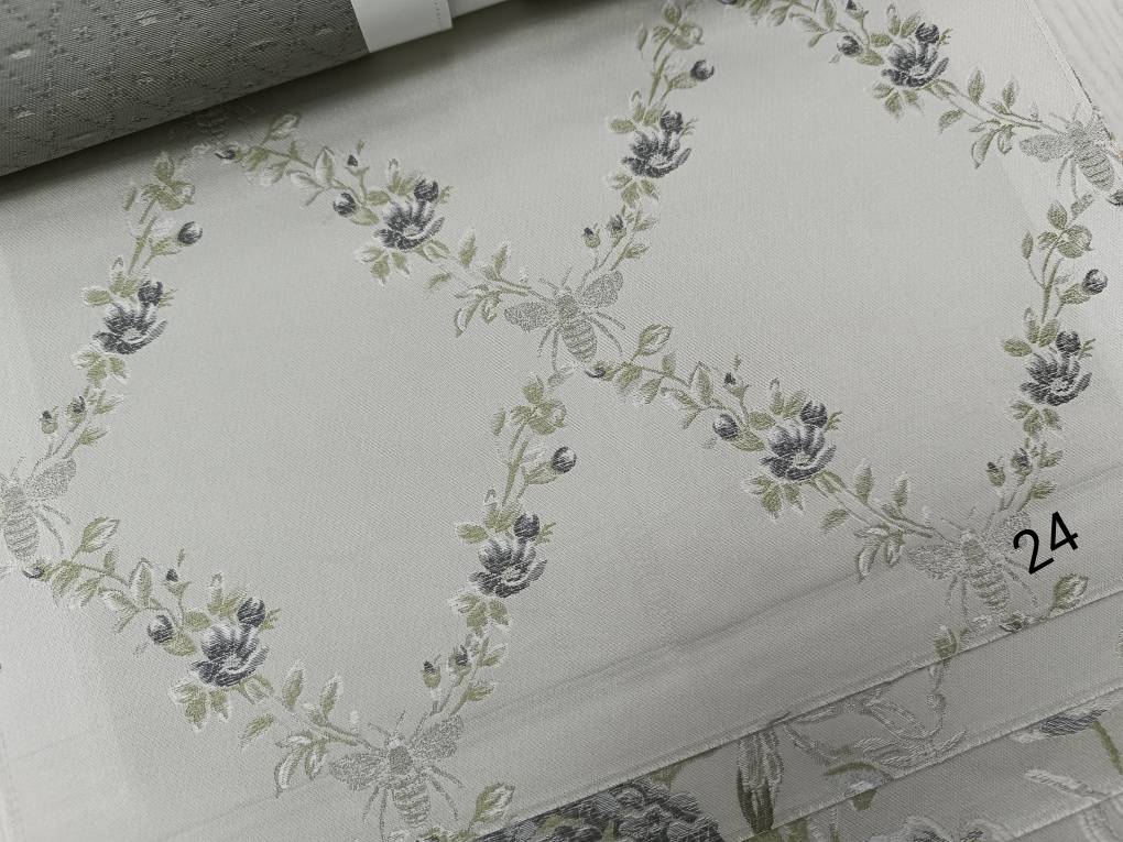 English Garden 03, 10, 17, 24, 31, 38 ткань 5 Авеню, Цветы-Растения Решетка от магазина Ткани Мира ✅