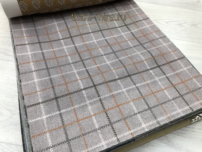 Burlington ткань Daylight каталог Rush, Клетка от магазина Ткани Мира ✅