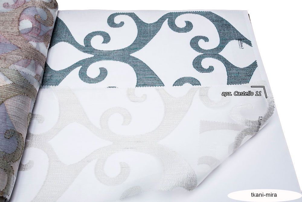 Castello 08,09,10,11,12,13,14 ткань 5 авеню, Вензель-Завитки от магазина Ткани Мира ✅