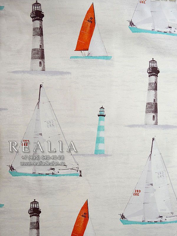 Soto Grande Positano ткань Realia, Предметы от магазина Ткани Мира ✅