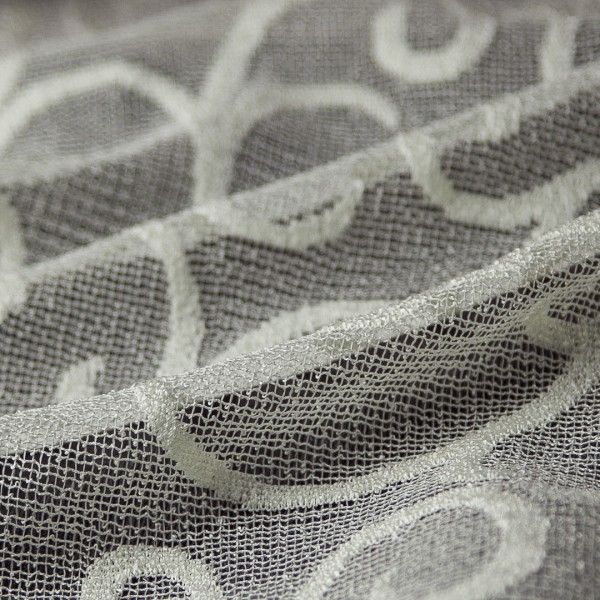 Mona Lisa Embrodery 55411 ткань Vip Dekor, Вензель-Завитки от магазина Ткани Мира ✅