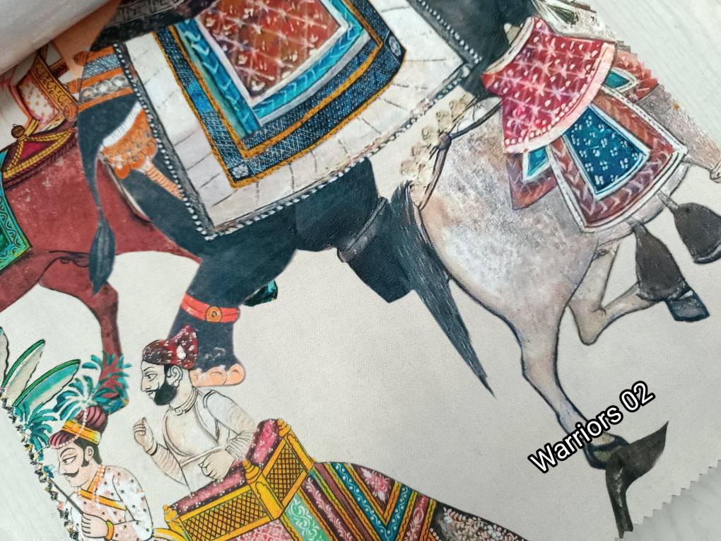 Warriors ткань Fabric club, Животные от магазина Ткани Мира ✅