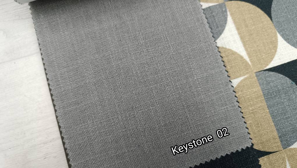 Keystone ткань  Evdekor IKAT&RETRO, Однотонная от магазина Ткани Мира ✅