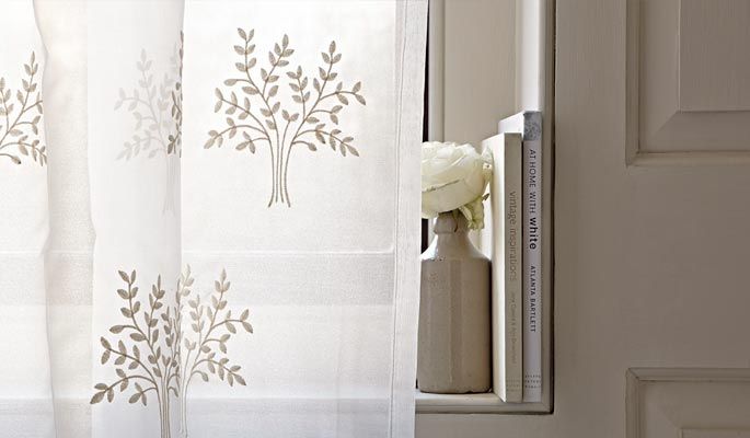 Orchard Silks Orchard Sheer 31550 ткань James Hare, Цветы-Растения от магазина Ткани Мира ✅