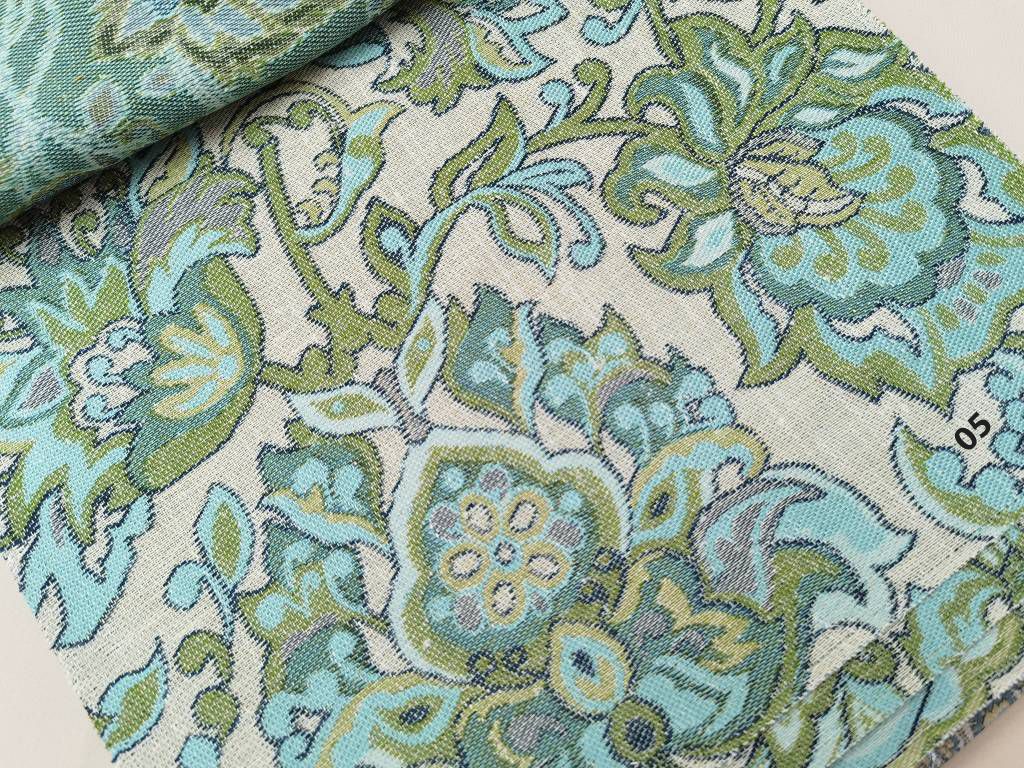 Jaipur 05, 12, 19, 26, 33, 40 ткань 5 Авеню, Цветы-Растения от магазина Ткани Мира ✅