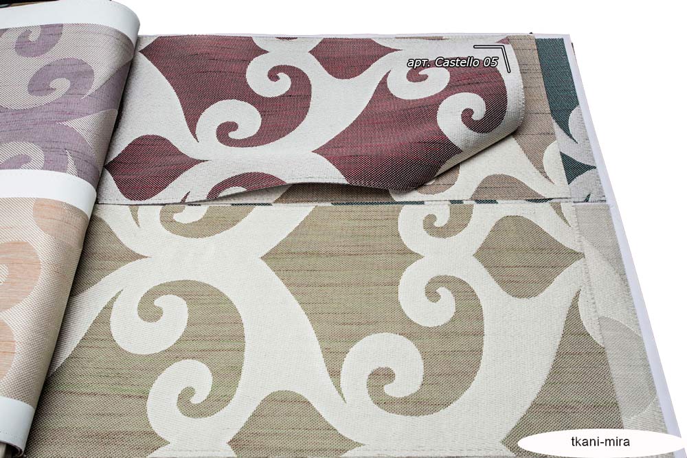 Castello 01,02,03,04,05,06,07 ткань 5 авеню, Вензель-Завитки от магазина Ткани Мира ✅