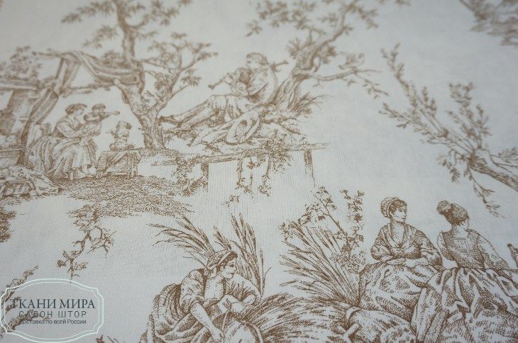 Ткань De Jouy 06, 16, 25, 40, Персонажи от магазина Ткани Мира ✅