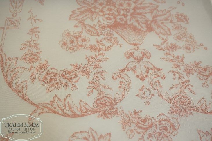 Ткань De Jouy 03, 13, 28, 37 материал Вуаль,Цветы-Растения Ткань De Jouy 03, 13, 28, 37, Цветы-Растения от магазина Ткани Мира ✅