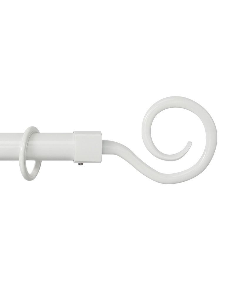 картинка Карниз Гефест «Крюк» Белый глянец 