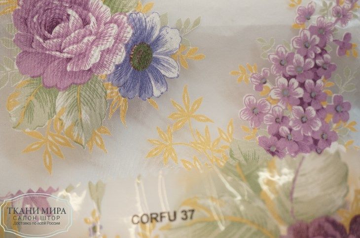 Ткань Corfu 33,35,37,39, Цветы-Растения от магазина Ткани Мира ✅