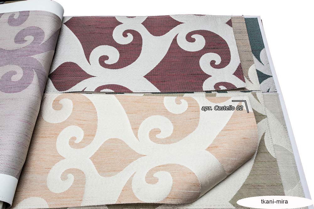 Castello 01,02,03,04,05,06,07 ткань 5 авеню, Вензель-Завитки от магазина Ткани Мира ✅