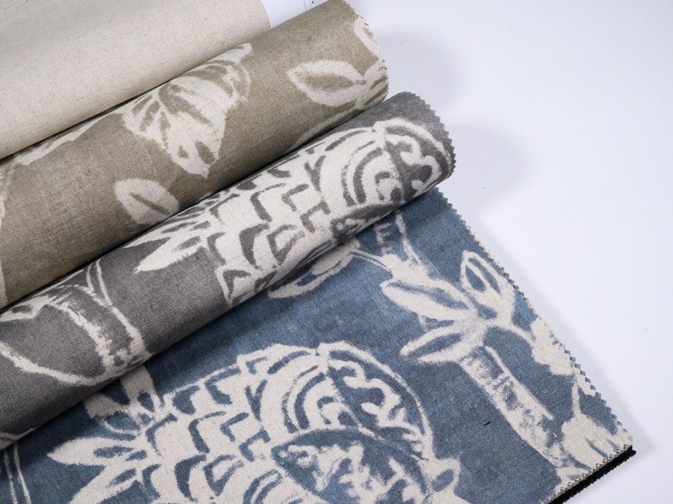 Barca Negativo ткань Fabric club, Цветы-Растения от магазина Ткани Мира ✅