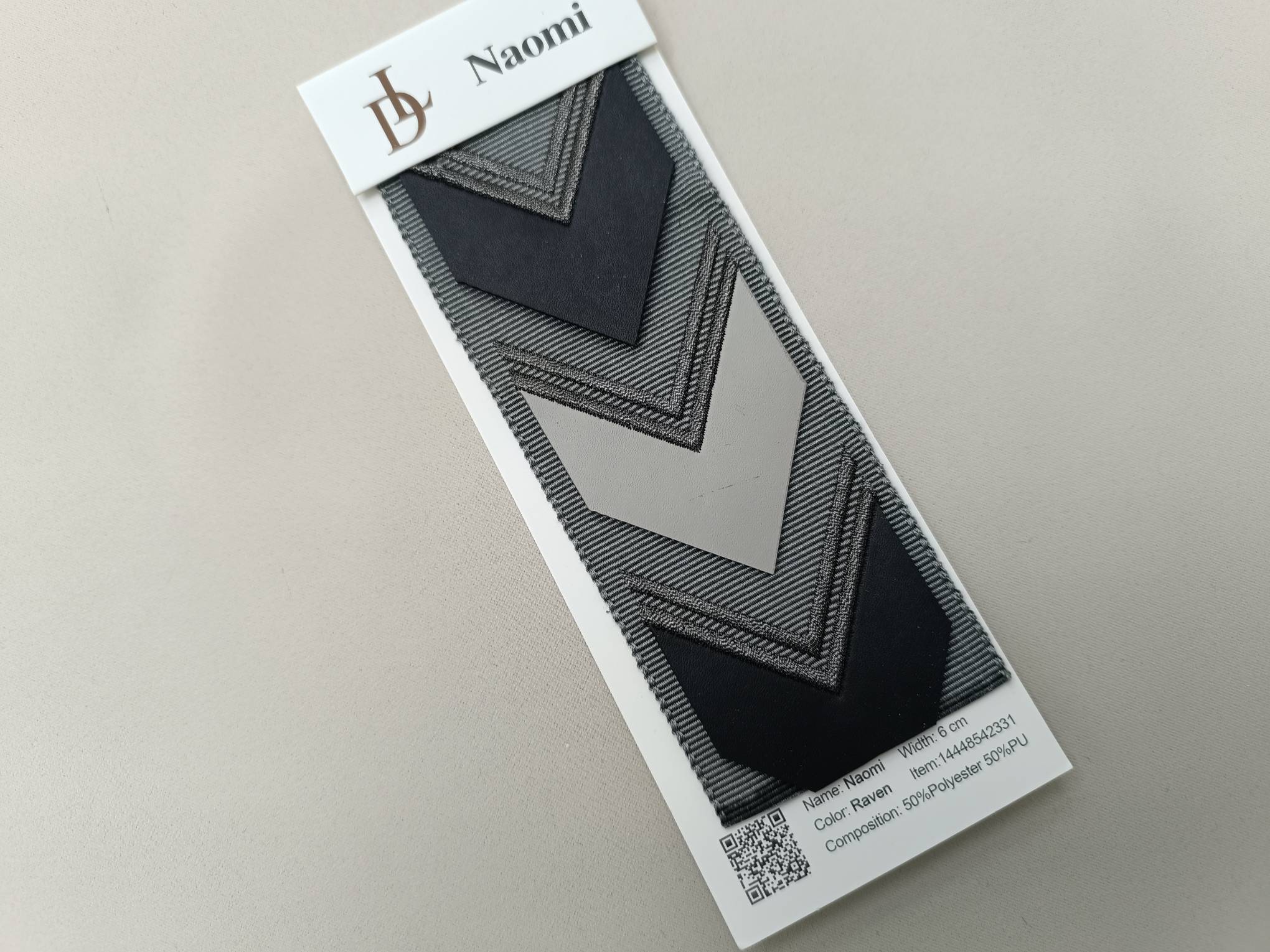 Naomi бордюр для штор Daylight, Геометрия от магазина Ткани Мира ✅