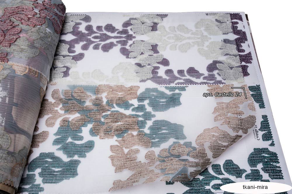 Castello 22,23,24,25,26,27,28 ткань 5 авеню, Цветы-Растения от магазина Ткани Мира ✅