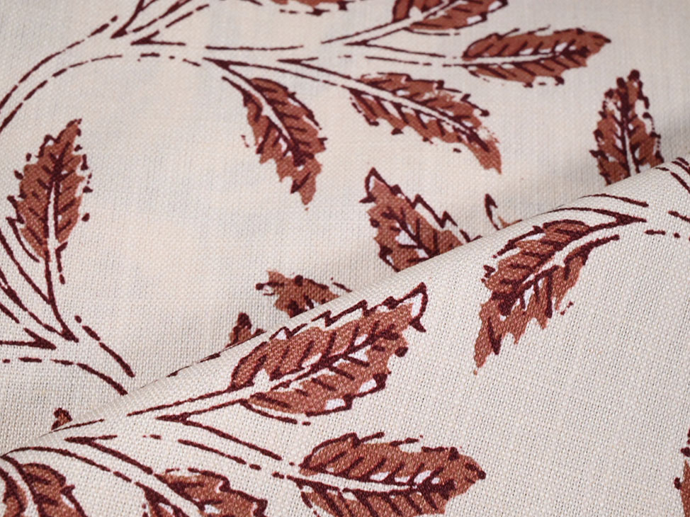 Dabu Leaf ткань Galleria Arben, Цветы-Растения от магазина Ткани Мира ✅