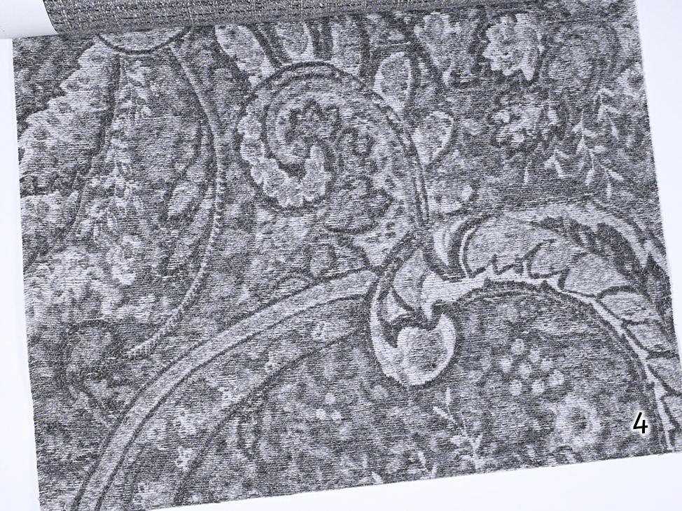 2519 ткань ALDOtessuti, Цветы-Растения Вензель-Завитки от магазина Ткани Мира ✅