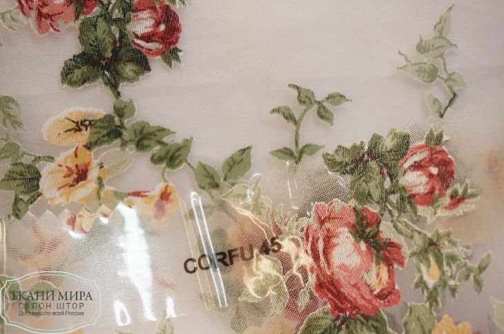Ткань Corfu 41,43,45,47, Цветы-Растения от магазина Ткани Мира ✅