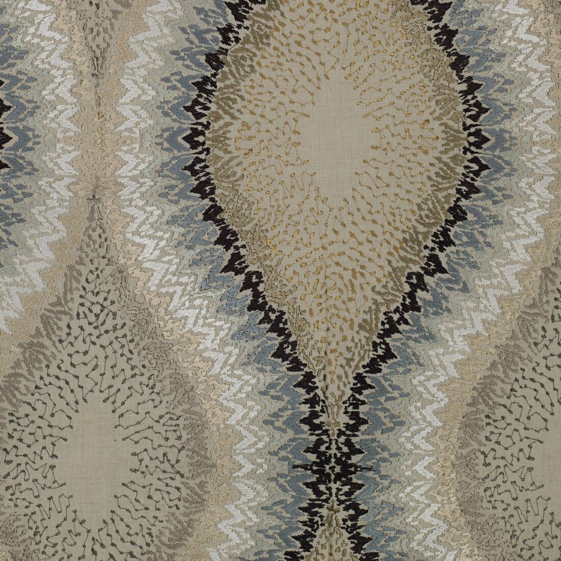 Tempo Flamenco 31601 ткань James Hare, Полоска Волны-Зигзаги от магазина Ткани Мира ✅