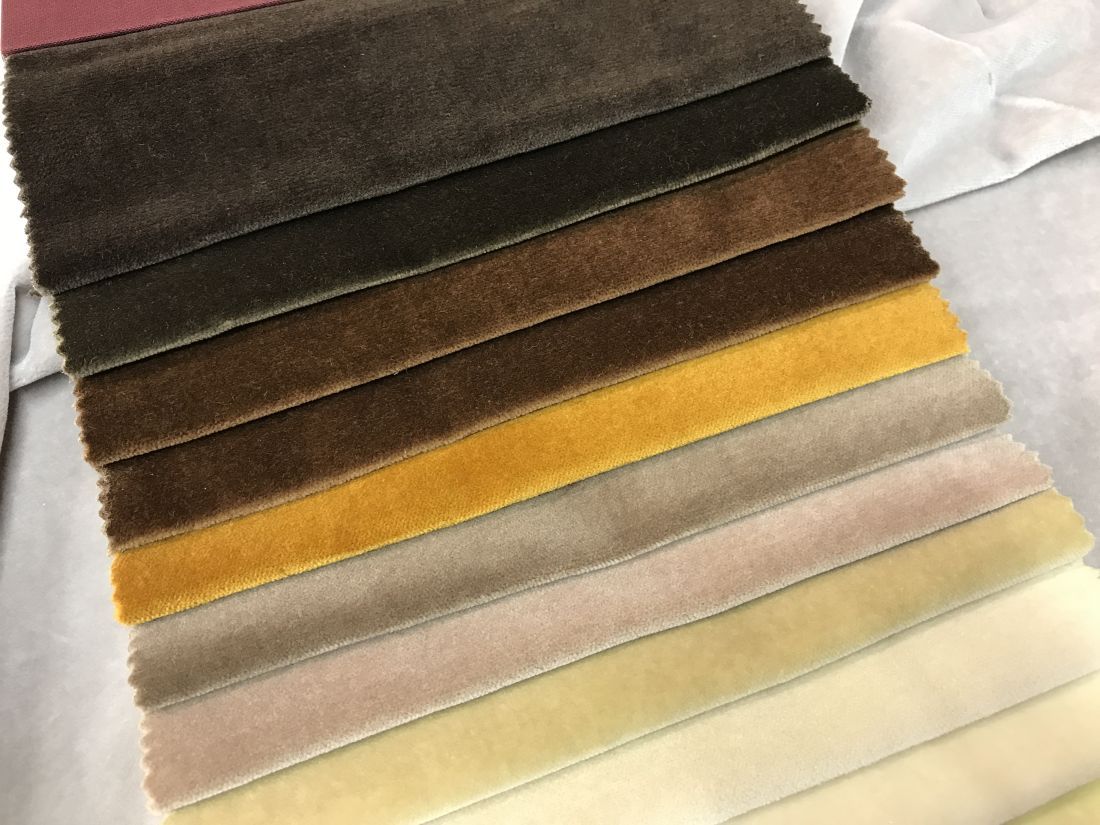 Decora ткань 61300 бархат, Однотонная от магазина Ткани Мира ✅