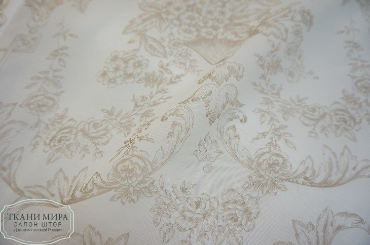 Ткань De Jouy 03, 13, 28, 37, Цветы-Растения от магазина Ткани Мира ✅