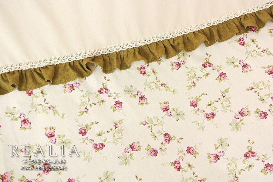 Jardin LORYS ткань Realia, Цветы-Растения от магазина Ткани Мира ✅