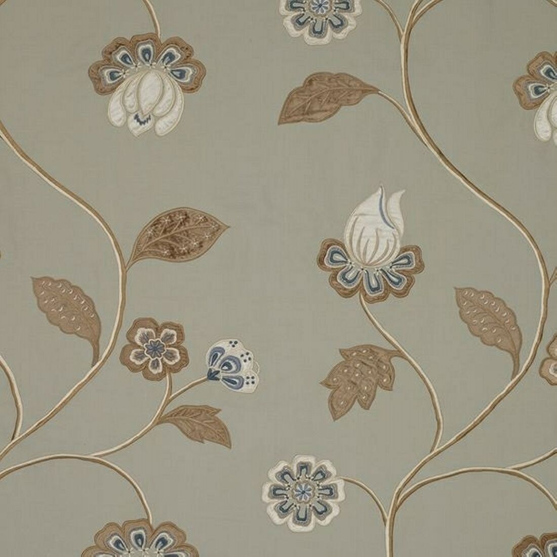 Oriel Silks Oriel 31557 ткань James Hare, Цветы-Растения от магазина Ткани Мира ✅