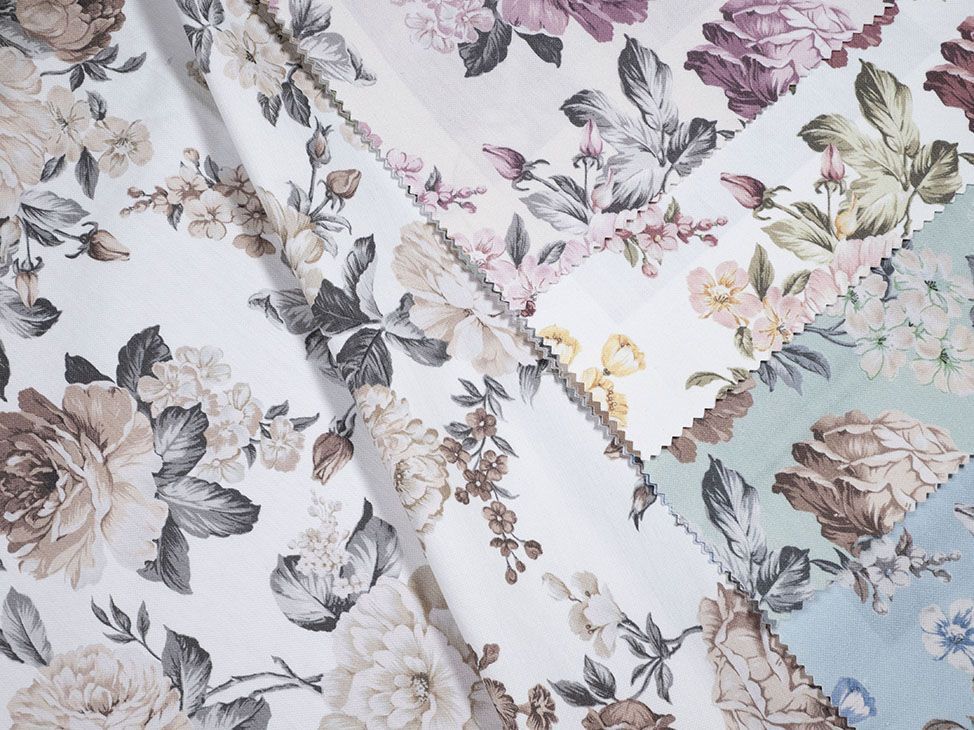 5219 ткань Vip Dekor, Цветы-Растения от магазина Ткани Мира ✅