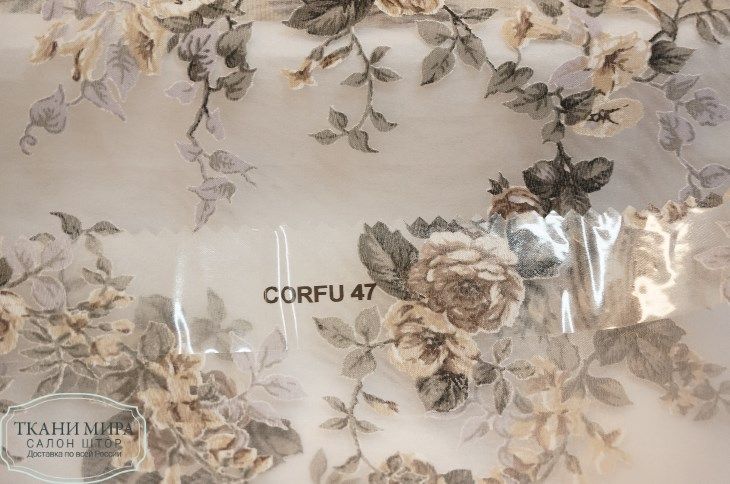 Ткань Corfu 41,43,45,47, Цветы-Растения от магазина Ткани Мира ✅