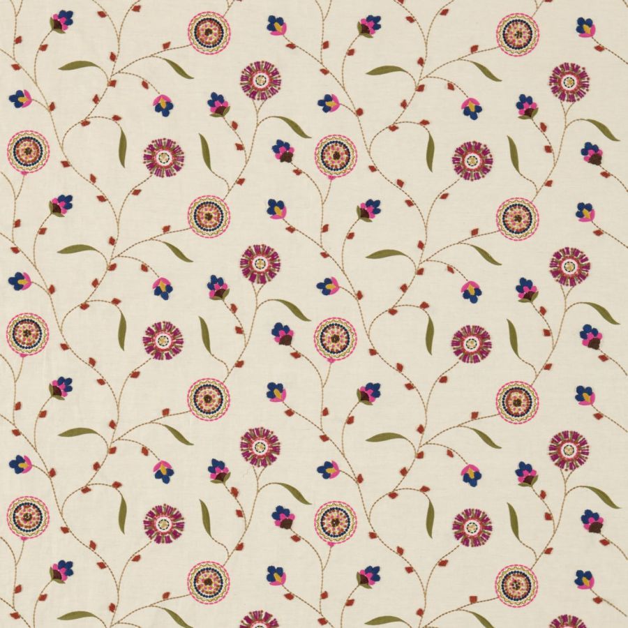 Ткань Sanderson 235244  Sojourn Prints & Embroideries, Цветы-Растения от магазина Ткани Мира ✅