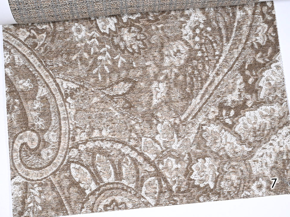 2519 ткань ALDOtessuti, Цветы-Растения Вензель-Завитки от магазина Ткани Мира ✅